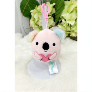 Squishmallow Valentines Kaelea The Koala 3.5" Clip On Keychain New - NWT